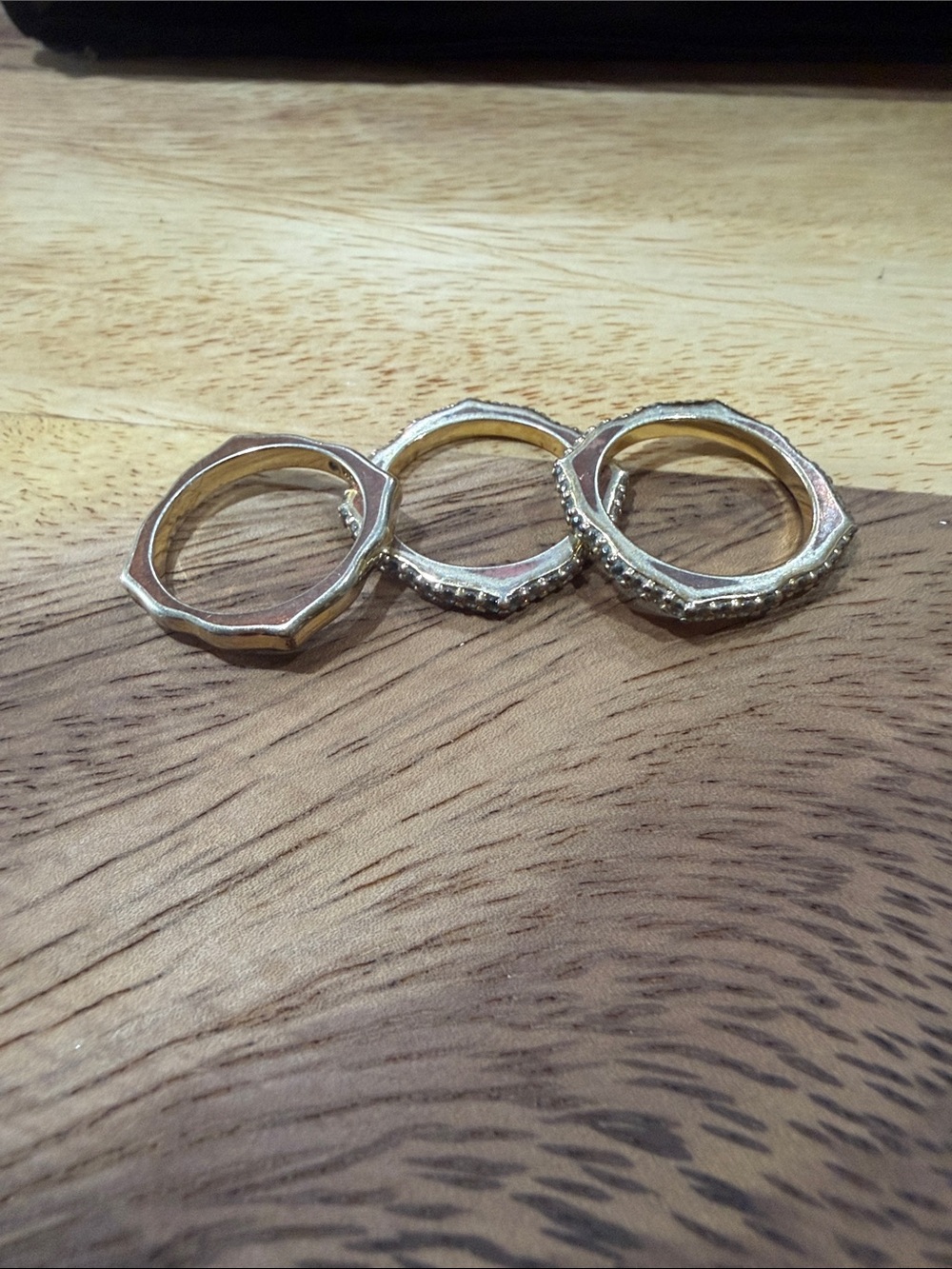 Kendra Scott Gold Trio Stackable Ring Set